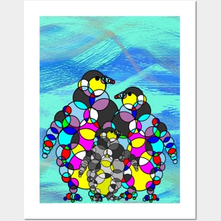 PENGUIN FAMILY Posters and Art